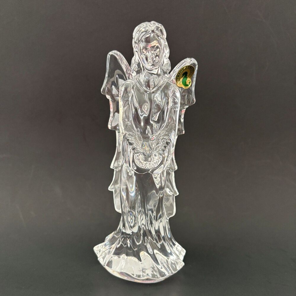 Waterford Crystal Angel of Hope Figurine Slovenia Celestial Religious No Box